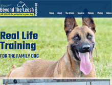 Tablet Screenshot of beyondtheleash.ca